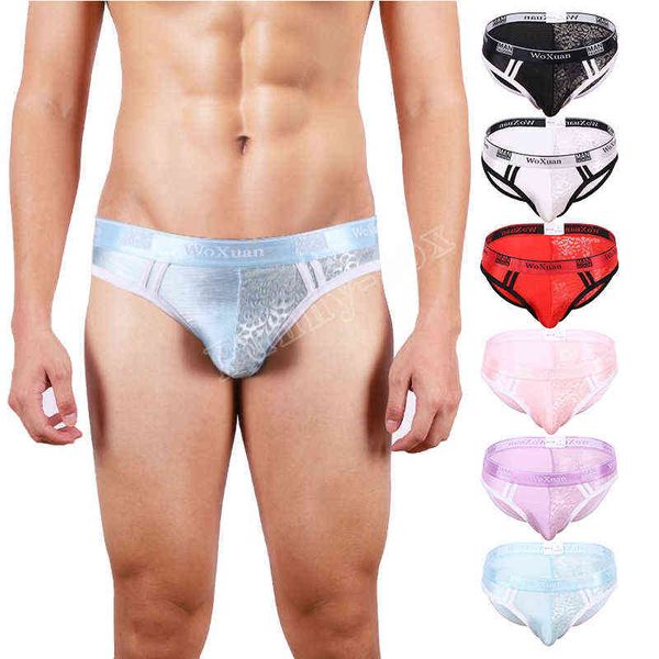 summer men's clear tendon briefs lace homosexual comfortable breathable quick-drying trend hip-packed low-waisted underwear y220426, Black;white
summer men's clear tendon briefs lace homosexual comfortable breathable quick-drying trend hip-packed low-waisted underwear y220426, Black;white