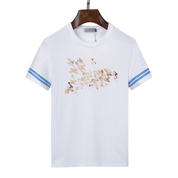 summer men's and women's designer t-shirt loose slim-fit fashion brand jacket casual shirt letter printing high-end clothing stree, White;black 
summer men's and women's designer t-shirt loose slim-fit fashion brand jacket casual shirt letter printing high-end clothing stree, White;black