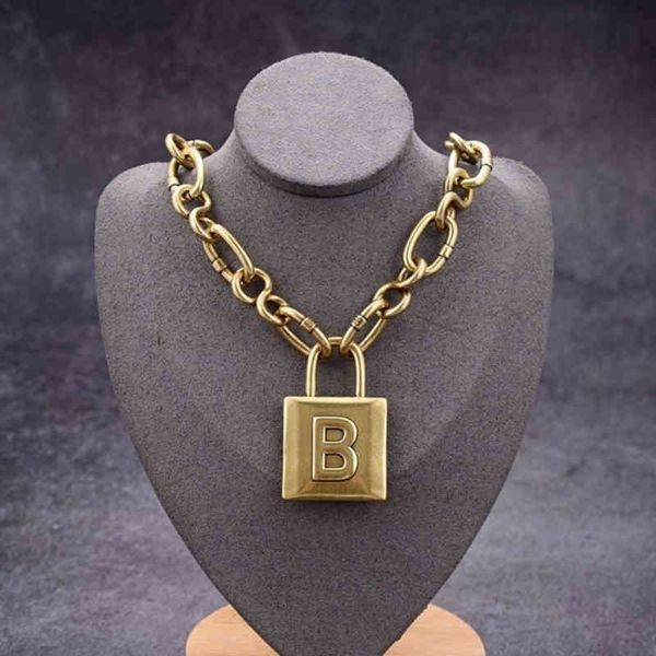 trendy brand blacg retro lock letter bb thick chain necklace brass gold-plated non-fading bracelet earrings ins selling exaggerated hip-hop, Silver
trendy brand blacg retro lock letter bb thick chain necklace brass gold-plated non-fading bracelet earrings ins selling exaggerated hip-hop, Silver
