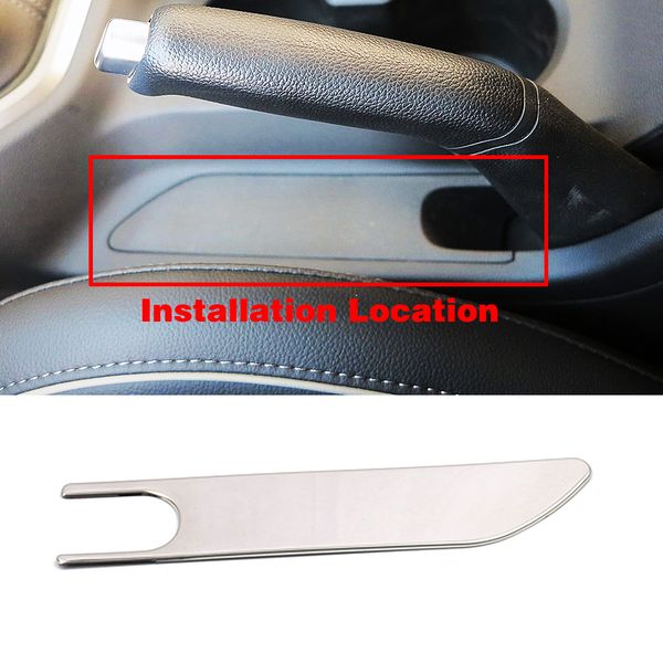 for hyundai creta ix25 2016-2018 parking handbrake hand cover trim frame stainless steel interior moulding sticker 
for hyundai creta ix25 2016-2018 parking handbrake hand cover trim frame stainless steel interior moulding sticker