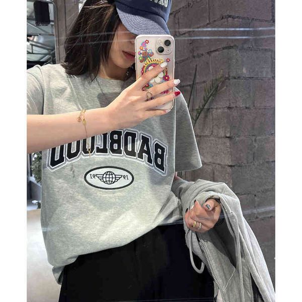 women's t-shirt summer chest large letter embroidery round neck bad solid boyfriend style loose casual short sleeve gum8, White
women's t-shirt summer chest large letter embroidery round neck bad solid boyfriend style loose casual short sleeve gum8, White