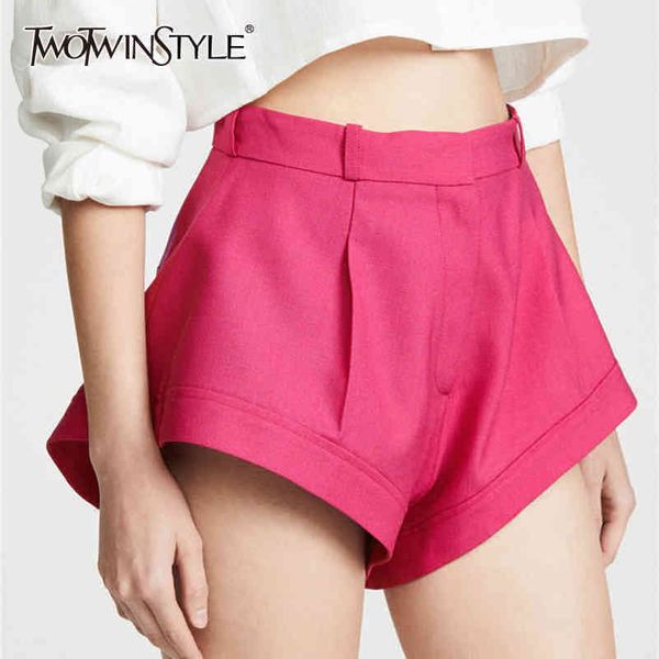 casual minimalist shorts for women high waist solid basic short female fashionable clothing summer 210423, White;black
casual minimalist shorts for women high waist solid basic short female fashionable clothing summer 210423, White;black