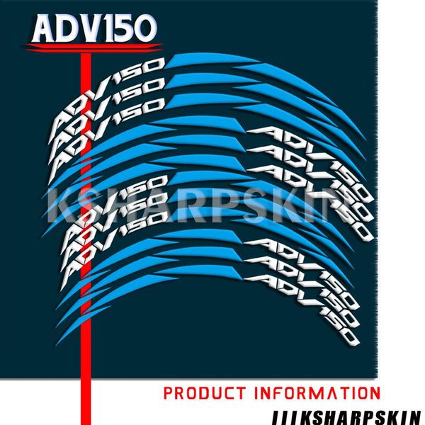 motorcycle inner ring reflective protection stickers night safety reminder decals 12 stripes for honda adv150 adv 150298n
motorcycle inner ring reflective protection stickers night safety reminder decals 12 stripes for honda adv150 adv 150298n