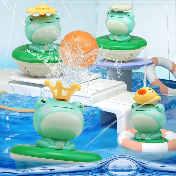 bath toys water spray electric cute frog floating rotation baby sprinkler bathtub swimming shower game for children kids 220315
bath toys water spray electric cute frog floating rotation baby sprinkler bathtub swimming shower game for children kids 220315