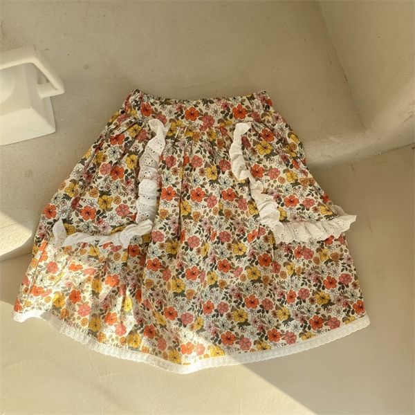 kids cute floral skirt baby girls cotton fashion ruffle long skirt child summer 220609, Blue
kids cute floral skirt baby girls cotton fashion ruffle long skirt child summer 220609, Blue