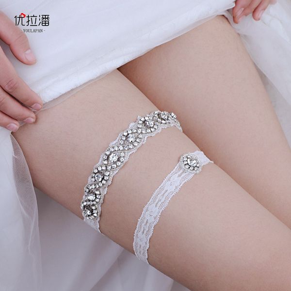 bridal garter accessories leg set leg ring diamond shining rhinestone leg band wedding accessories 2pcs/set, White
bridal garter accessories leg set leg ring diamond shining rhinestone leg band wedding accessories 2pcs/set, White