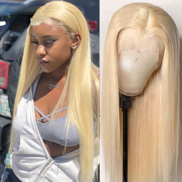 613 blonde lace front wig 13x4 transparent hd lace wig straight human hair wigs for women, Black
613 blonde lace front wig 13x4 transparent hd lace wig straight human hair wigs for women, Black