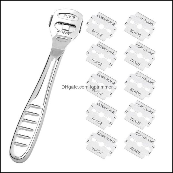 callus shavers nail tools art salon health beauty foot hard skin remover corn cutter pedicure tool kit with 10 shaver blades manicure care, Silver
callus shavers nail tools art salon health beauty foot hard skin remover corn cutter pedicure tool kit with 10 shaver blades manicure care, Silver