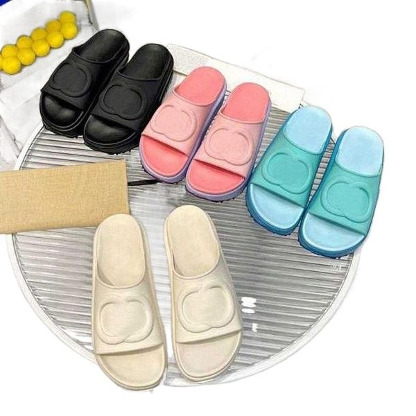 2022 women platform slipper designer slippers rubber slides non slip sandals thick bottom classics sandal solid color flip flops, Black
2022 women platform slipper designer slippers rubber slides non slip sandals thick bottom classics sandal solid color flip flops, Black