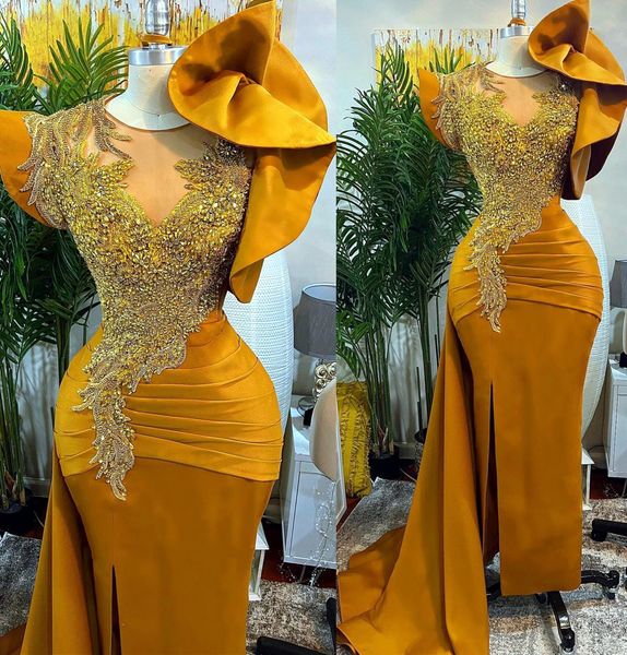 2022 plus size arabic aso ebi gold luxurious sheath prom dresses beaded crystals evening formal party second reception birthday engagement g, Black
2022 plus size arabic aso ebi gold luxurious sheath prom dresses beaded crystals evening formal party second reception birthday engagement g, Black