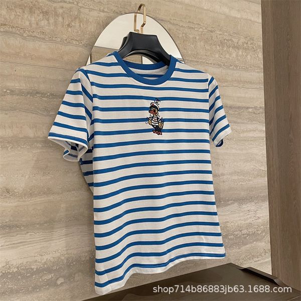 women's t-shirt designer striped short sleeve t-shirt women's 2022 summer new fashion ins korean loose nkeb, White
women's t-shirt designer striped short sleeve t-shirt women's 2022 summer new fashion ins korean loose nkeb, White