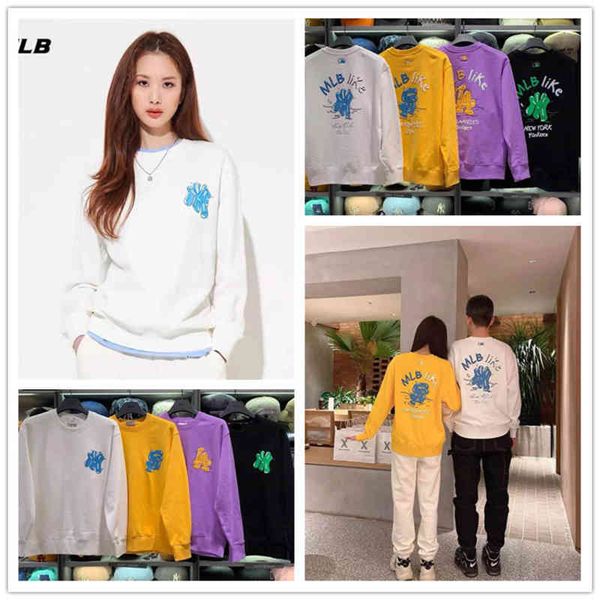 women's hoodies sweatshirts mlb korea fashion men and women lovers graffiti ny letters round neck long sleeve loose casual sweater spri, Black
women's hoodies sweatshirts mlb korea fashion men and women lovers graffiti ny letters round neck long sleeve loose casual sweater spri, Black