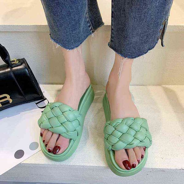 2022 new platform slippers women summer bread cross flip flops rope weaving slides mules design slippers shoes tenis masculino y220621, Black
2022 new platform slippers women summer bread cross flip flops rope weaving slides mules design slippers shoes tenis masculino y220621, Black