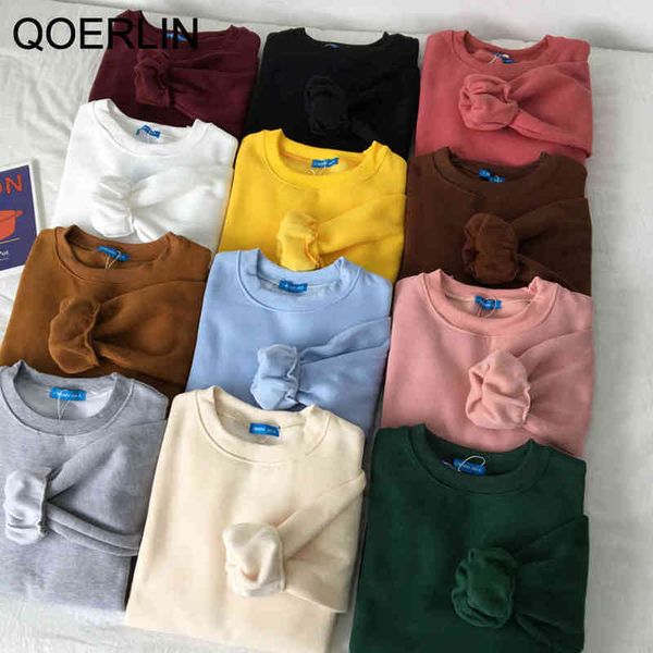 qoerlin candy color solid sweatshirts women harajuku solid pullovers female solid winter velvet chic kawaii sweatshirts 210412, Black
qoerlin candy color solid sweatshirts women harajuku solid pullovers female solid winter velvet chic kawaii sweatshirts 210412, Black