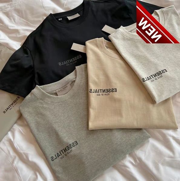 essentials short sleeve men's and women's loose double thread fog feel of letter high street hair, White;black
essentials short sleeve men's and women's loose double thread fog feel of letter high street hair, White;black