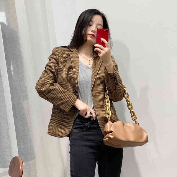women's suits blazers fadan family's autumn and winter short coat grid pattern slim fit elegant temperament versatile women', White;black
women's suits blazers fadan family's autumn and winter short coat grid pattern slim fit elegant temperament versatile women', White;black