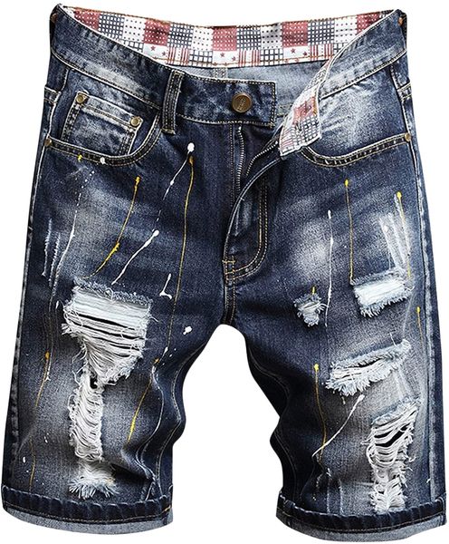 summer ripped distressed slim fit knee length washed denim jeans casual denim shorts classic shorts jeans z8n5#, White;black
summer ripped distressed slim fit knee length washed denim jeans casual denim shorts classic shorts jeans z8n5#, White;black