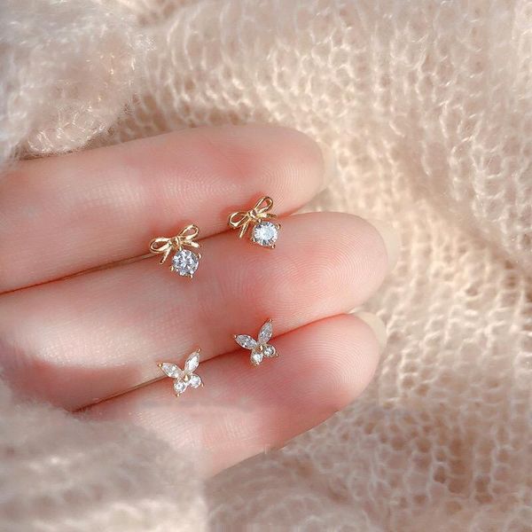 stud fine cute butterfly earrings fashion temperament charm bow jewelry for women statement wedding birthday gifts wholesale, Golden;silver
stud fine cute butterfly earrings fashion temperament charm bow jewelry for women statement wedding birthday gifts wholesale, Golden;silver