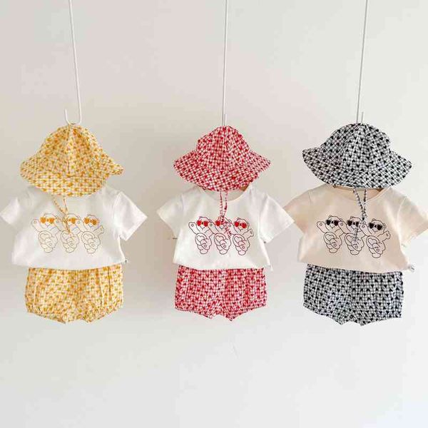 summer 3pcs baby clothes set boys and girl cute print + shorts + hat kids children clothing suit baby clothing g220509, White
summer 3pcs baby clothes set boys and girl cute print + shorts + hat kids children clothing suit baby clothing g220509, White