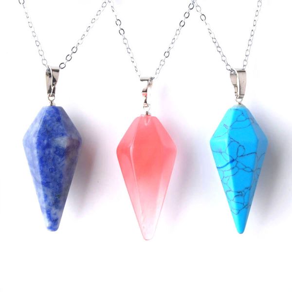 fashion 12pcs natural stone Hexagonal opal pyramid pendants necklaces for women Jewelry charm point wholesale BZ905
fashion 12pcs natural stone Hexagonal opal pyramid pendants necklaces for women Jewelry charm point wholesale BZ905