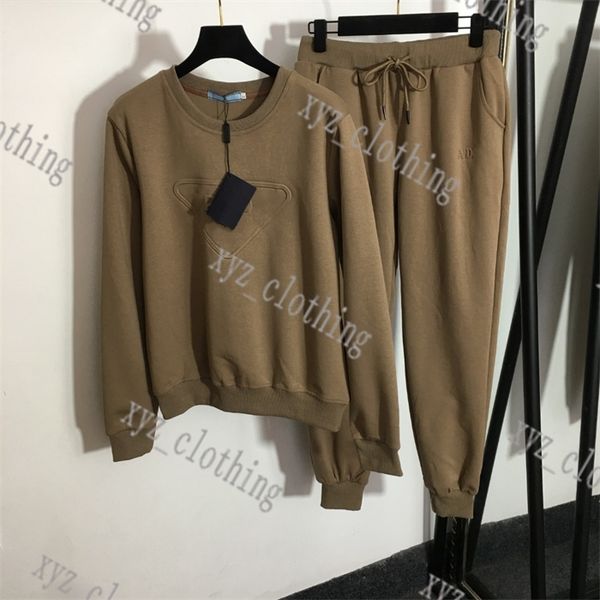 brown designer tracksuits womens sports sets autumn two piece pants long sleeve sweater-shirt casual sport trousers three-dimensional triang, White
brown designer tracksuits womens sports sets autumn two piece pants long sleeve sweater-shirt casual sport trousers three-dimensional triang, White