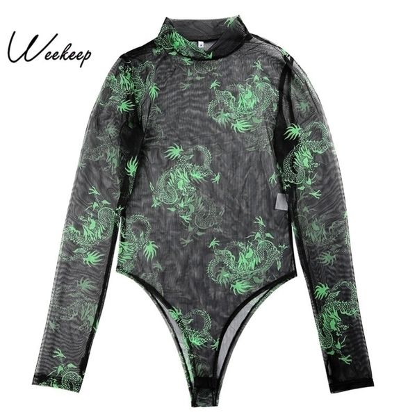 weekeep mesh perspective long sleeve bodysuit women summer bodycon dragon print streetwear bodysuit rompers y200401, Black;white
weekeep mesh perspective long sleeve bodysuit women summer bodycon dragon print streetwear bodysuit rompers y200401, Black;white