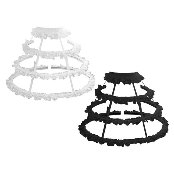 lolita dress 3 hoops hollow out cage petticoat skirt steel boned wedding bride vintage underskirt ruffles lace, White
lolita dress 3 hoops hollow out cage petticoat skirt steel boned wedding bride vintage underskirt ruffles lace, White