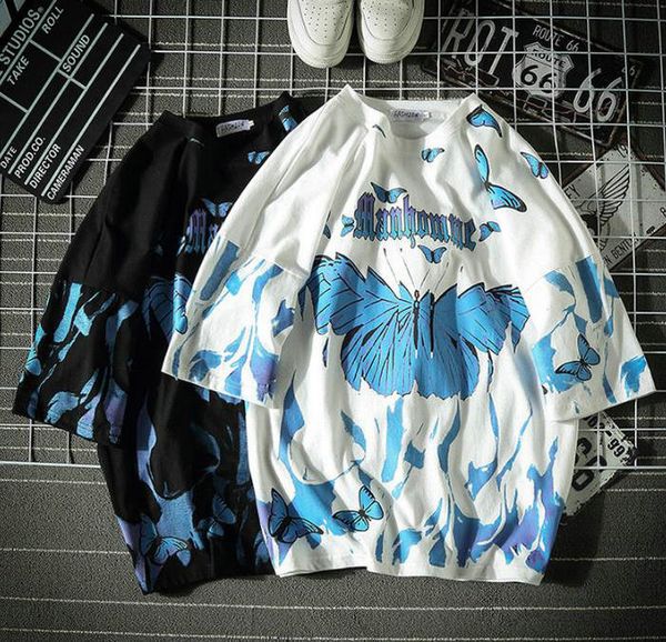 fashion t shirts butterfly printed t-shirt men harajuku oversized t-shirt 2022 summer women streetwear mens tee clothes, White;black
fashion t shirts butterfly printed t-shirt men harajuku oversized t-shirt 2022 summer women streetwear mens tee clothes, White;black