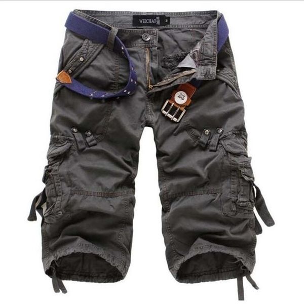 summer men's army military work short casual bermuda loose cargo s men fashion overall trousers no belt 220318, White;black
summer men's army military work short casual bermuda loose cargo s men fashion overall trousers no belt 220318, White;black