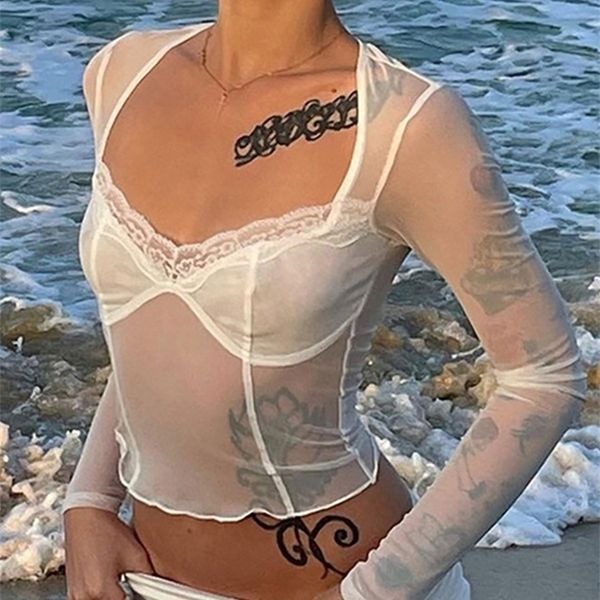 allneon fashion y2k lace trim mesh crop 90s aesthetics patchwork square neck long sleeve white tees summer t-shirts 220408
allneon fashion y2k lace trim mesh crop 90s aesthetics patchwork square neck long sleeve white tees summer t-shirts 220408