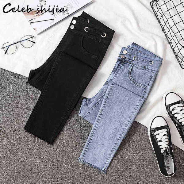 stretch jeans for woman new arrive high waist blue black ankle length denim pants female korea woman's trouser mom skinny 221225
stretch jeans for woman new arrive high waist blue black ankle length denim pants female korea woman's trouser mom skinny 221225