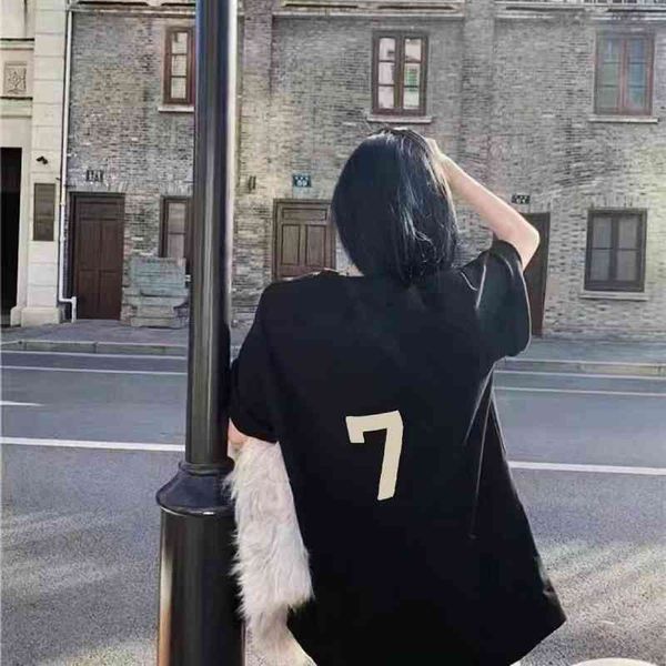 2022 fog bear brand ess 7-word men's fashion pure cotton short sleeve summer clothing t-shirt, White;black
2022 fog bear brand ess 7-word men's fashion pure cotton short sleeve summer clothing t-shirt, White;black