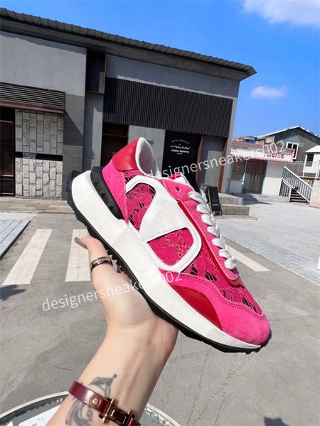 2022 men women luxurys designers shoes white printed calf leather casual shoe trainers pink blue runner rx220418, Black
2022 men women luxurys designers shoes white printed calf leather casual shoe trainers pink blue runner rx220418, Black