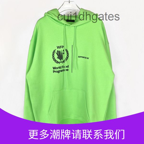 2022 designer blgc hoodies high version paris new wfp charity food letter women's fashion brand versatile men and b home, Black
2022 designer blgc hoodies high version paris new wfp charity food letter women's fashion brand versatile men and b home, Black