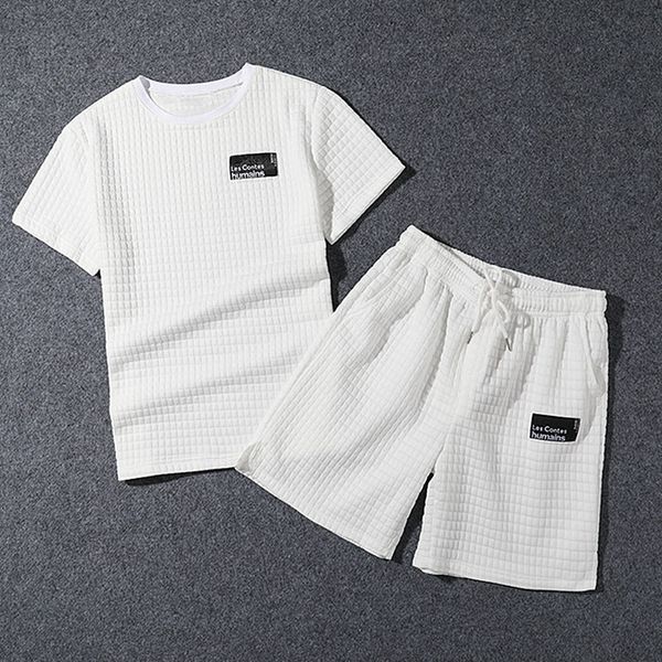 men's tracksuits summer men's sports suit fashion korean version of the trend slim short sleeve t-shirt shorts two pieces, Gray
men's tracksuits summer men's sports suit fashion korean version of the trend slim short sleeve t-shirt shorts two pieces, Gray