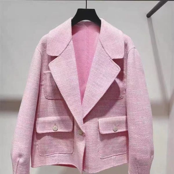 women's suits & blazers fadan s family autumn and winter sweet girl powder lapel handmade double-sided wool coat female, White;black
women's suits & blazers fadan s family autumn and winter sweet girl powder lapel handmade double-sided wool coat female, White;black