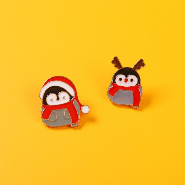 christmas penguin enamel pins custom santa deer scarf hat brooches bag badge childlike cartoon jewelry new year gift for kids, Blue
christmas penguin enamel pins custom santa deer scarf hat brooches bag badge childlike cartoon jewelry new year gift for kids, Blue