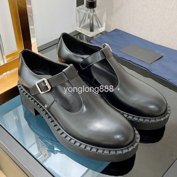 dress shoes spring and autumn british style mary jane thick soled leffer shoes women's round head shallow mouth one-sided buckle belt, Black
dress shoes spring and autumn british style mary jane thick soled leffer shoes women's round head shallow mouth one-sided buckle belt, Black