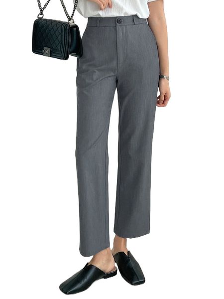 dazy high waist straight leg pants s4ee#, Black;white
dazy high waist straight leg pants s4ee#, Black;white