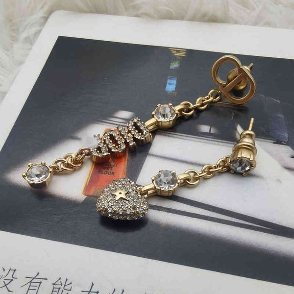 new fashion trend jewelry luxury quality designer wholesale d family simple asymmetric tassel personality earrings women, Silver
new fashion trend jewelry luxury quality designer wholesale d family simple asymmetric tassel personality earrings women, Silver