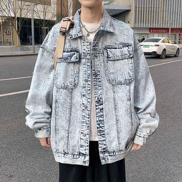 2022 fashion mens denim jackets spring new loose mens jeans jacket outwear coat long sleeve male clothing plus size m-2xl t220728, Black;brown
2022 fashion mens denim jackets spring new loose mens jeans jacket outwear coat long sleeve male clothing plus size m-2xl t220728, Black;brown