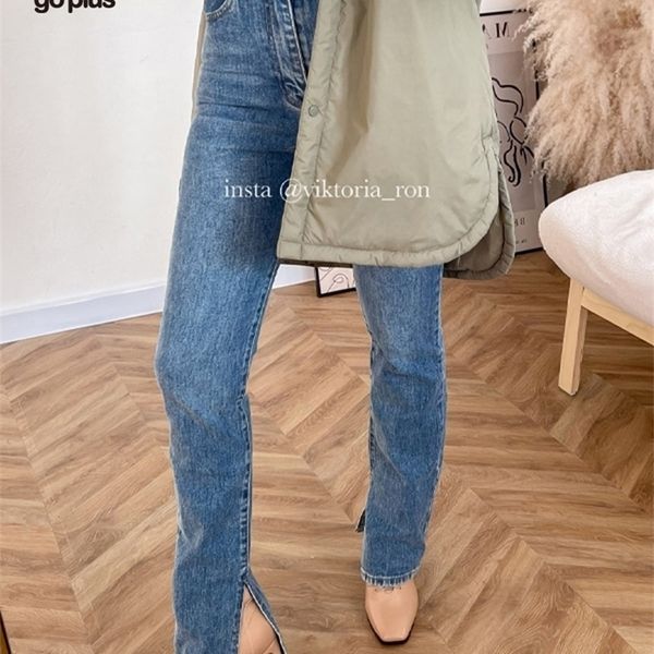 goplus jeans woman high waist streetwear light blue denim trousers vintage split flare pants women korean pantalon femme 220402
goplus jeans woman high waist streetwear light blue denim trousers vintage split flare pants women korean pantalon femme 220402