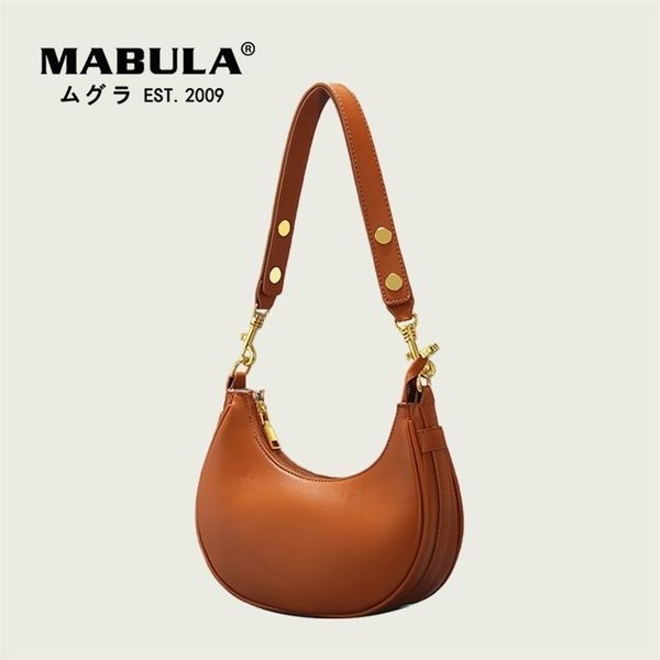 mabula half moon underarm bags women hobo shoulder bags fashion soft pu leather handbags small simple stylish tote 220815
mabula half moon underarm bags women hobo shoulder bags fashion soft pu leather handbags small simple stylish tote 220815