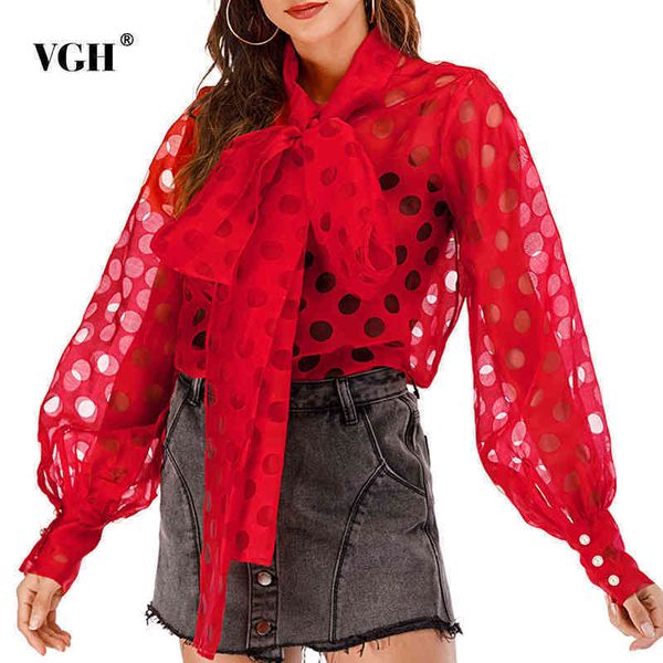 polka dot shirts for women bowknot collar lantern long sleeve hit color casual short blouses female autumn clothing 210507, White
polka dot shirts for women bowknot collar lantern long sleeve hit color casual short blouses female autumn clothing 210507, White