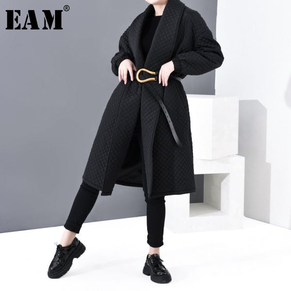 eam back button size cottonpadded coat long sleeve loose fit women parkas fashion autumn winter wl03601 201027, Black
eam back button size cottonpadded coat long sleeve loose fit women parkas fashion autumn winter wl03601 201027, Black