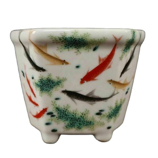 chinese old porcelain pastel fish fun pattern flower pot, Silver
chinese old porcelain pastel fish fun pattern flower pot, Silver