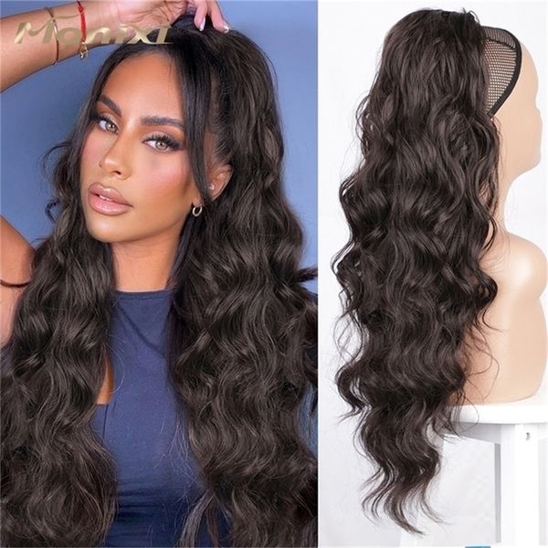 vigorous synthetic long body wavy drawstring tail for women wave hair clip in piece black fake 220811
vigorous synthetic long body wavy drawstring tail for women wave hair clip in piece black fake 220811