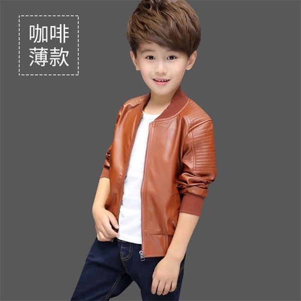 ins baby boys pu jackets 1-13 year old threaded round neck jacket autumn and winter plus velvet thickening all season lj201128, Blue;gray
ins baby boys pu jackets 1-13 year old threaded round neck jacket autumn and winter plus velvet thickening all season lj201128, Blue;gray