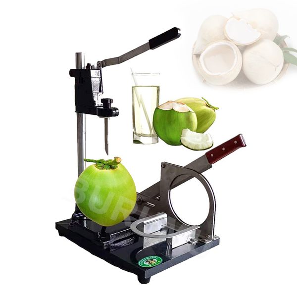 Image of Manual Green Coconut Opener Hand Press Coconut Peeling Machine