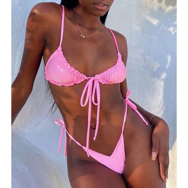 female low waist bikini triangle swimwear two pieces swimsuit women print 2 piece suit push up bathing swim biquini 220526, White
female low waist bikini triangle swimwear two pieces swimsuit women print 2 piece suit push up bathing swim biquini 220526, White